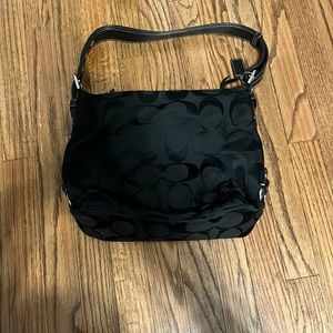 Black coach purse